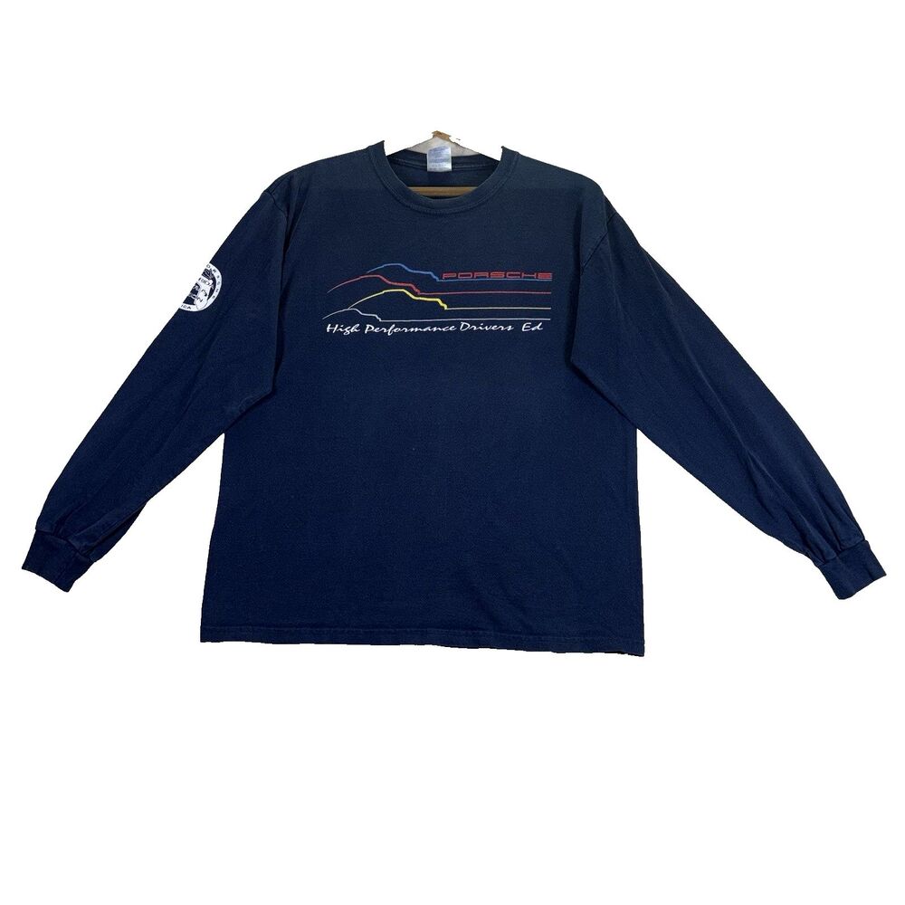 Vintage Porsche HPDE Long Sleeve Shirt Florida Citrus Region Men’s Medium